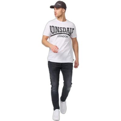 T-shirt Lonsdale York Blanc XL T-shirt Lonsdale York Blanc XL