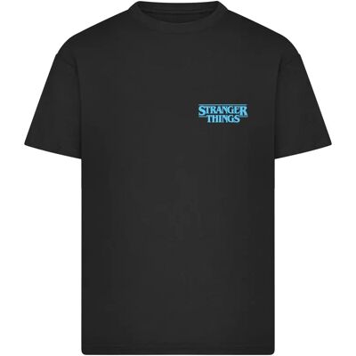 T-shirt Merchcode Stranger Things Eleven Bitmap Loose Noir M T-shirt Merchcode Stranger Things Eleven Bitmap Loose Noir M