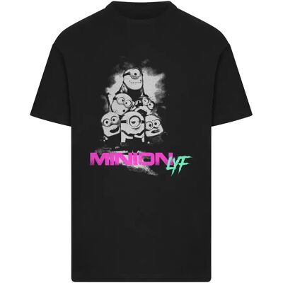T-shirt Merchcode Minions LYF Noir M T-shirt Merchcode Minions LYF Noir M