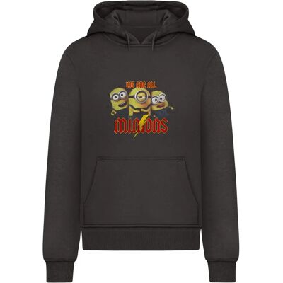 Hoodie Merchcode Minions We are all Noir S Hoodie Merchcode Minions We are all Noir S
