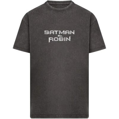 T-shirt Merchcode Batman & Robin Noir L T-shirt Merchcode Batman & Robin Noir L