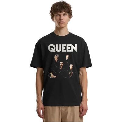 T-shirt Merchcode Queen Group Noir XS T-shirt Merchcode Queen Group Noir XS