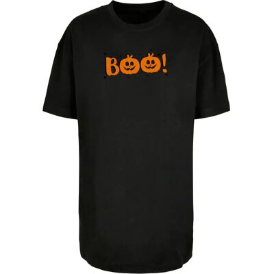 T-shirt dames Merchcode Halloween - Boo Pumpkin Noir XS T-shirt dames Merchcode Halloween - Boo Pumpkin Noir XS