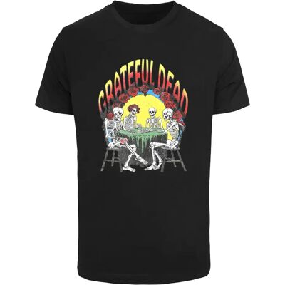 T-shirt Merchcode Grateful Dead Poker Game Noir L T-shirt Merchcode Grateful Dead Poker Game Noir L