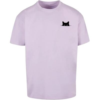 T-shirt Merchcode Halloween - Cat Violet L T-shirt Merchcode Halloween - Cat Violet L
