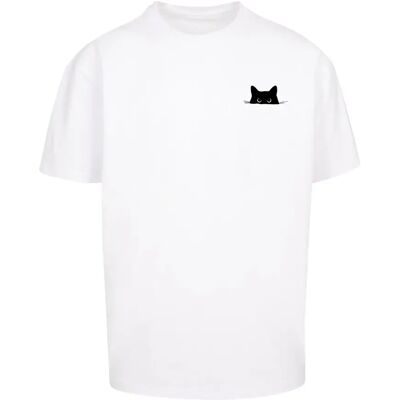 T-shirt Merchcode Halloween - Cat Blanc L T-shirt Merchcode Halloween - Cat Blanc L