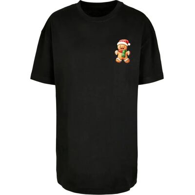 Dames-T-shirt Merchcode Christmas Ginger Noir S Dames-T-shirt Merchcode Christmas Ginger Noir S