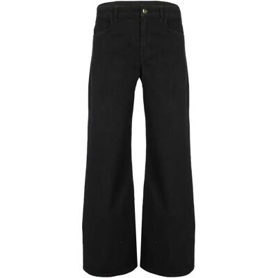 Vrouwen wide leg jeans Mexx Drift Noir 32 Vrouwen wide leg jeans Mexx Drift Noir 32