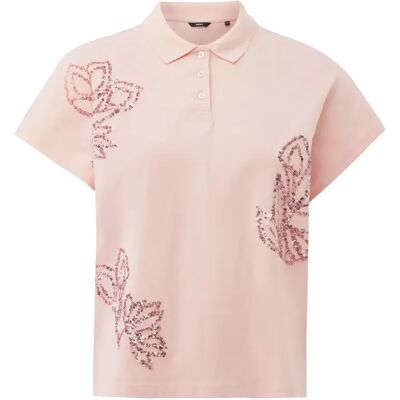 Geborduurd damespoloshirt Mexx Rose M Geborduurd damespoloshirt Mexx Rose M