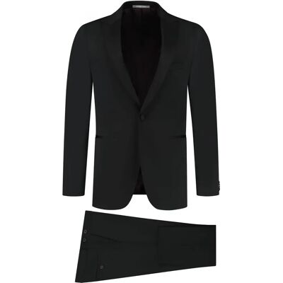 Kostuum Michael Kors Tuxedo Peak Lapel NG Noir 44 Kostuum Michael Kors Tuxedo Peak Lapel NG Noir 44