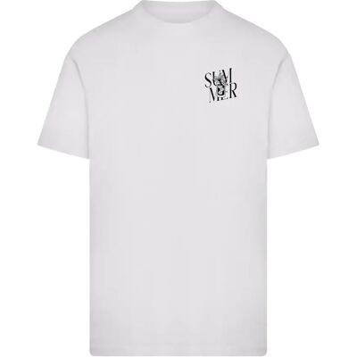 T-shirt dames Mister Tee Summer On My Mind Blanc M T-shirt dames Mister Tee Summer On My Mind Blanc M