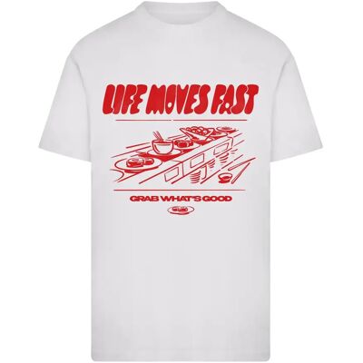 T-shirt dames Mister Tee Moves Fast Grab What Is Good Blanc L T-shirt dames Mister Tee Moves Fast Grab What Is Good Blanc L