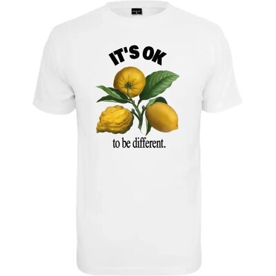 T-shirt Mister Tee It's Ok Blanc S T-shirt Mister Tee It's Ok Blanc S