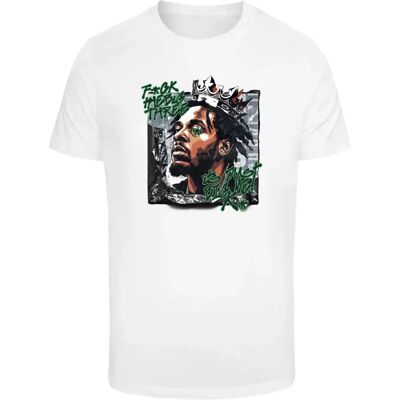 T-shirt Mister Tee Big Me Blanc XL T-shirt Mister Tee Big Me Blanc XL