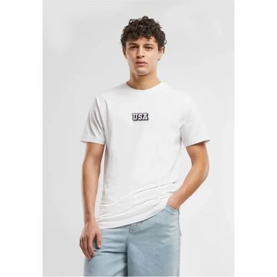 T-shirt Mister Tee USA College Blanc M T-shirt Mister Tee USA College Blanc M