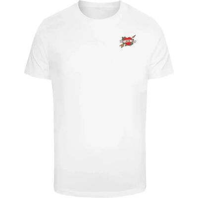 T-shirt Mister Tee Mom Heart Blanc XL T-shirt Mister Tee Mom Heart Blanc XL