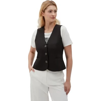 Dames kostuumvest Moodo L-KA-4615 Noir M Dames kostuumvest Moodo L-KA-4615 Noir M