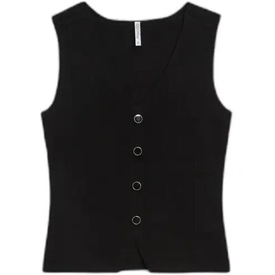 Damesgilet Moodo L-SW-4901 Noir XS Damesgilet Moodo L-SW-4901 Noir XS