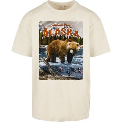 T-shirt Mister Tee alaska vintage oversize Blanc M T-shirt Mister Tee alaska vintage oversize Blanc M