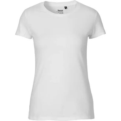 Dames-T-shirt Neutral Blanc L Dames-T-shirt Neutral Blanc L