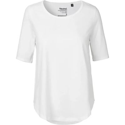T-shirt met driekwartmouwen voor dames Neutral Blanc XL T-shirt met driekwartmouwen voor dames Neutral Blanc XL