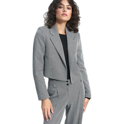 Vrouwenpak met zigzagpatroon Nife Noir 38 Vrouwenpak met zigzagpatroon Nife Noir 38