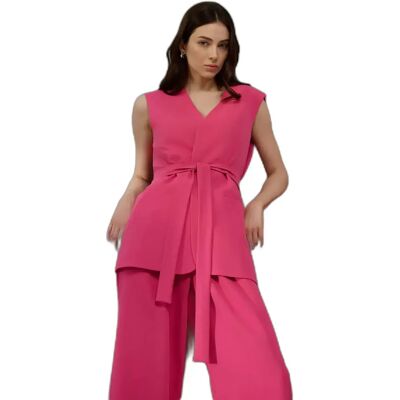 Lange knoopgilet taille vrouw Nife Rose 38 Lange knoopgilet taille vrouw Nife Rose 38