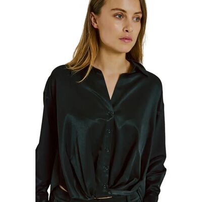 Vrouwenoverhemd Norr Talua Noir 36 Vrouwenoverhemd Norr Talua Noir 36