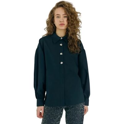 Vrouwenoverhemd Norr Mae Noir 38 Vrouwenoverhemd Norr Mae Noir 38
