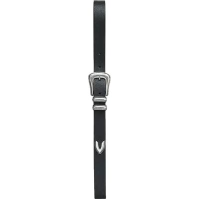 Riem Nudie Jeans Western Silver Noir 75 cm Riem Nudie Jeans Western Silver Noir 75 cm
