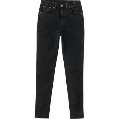 Damesjeans Nudie Jeans Hightop Tilde Noir 26x30 Damesjeans Nudie Jeans Hightop Tilde Noir 26x30