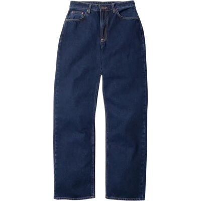 Nudie Jeans Eileen Blauw Losse Pasvorm Hoge Taille Jeans Nudie Jeans Eileen Blauw Losse Pasvorm Hoge Taille Jeans