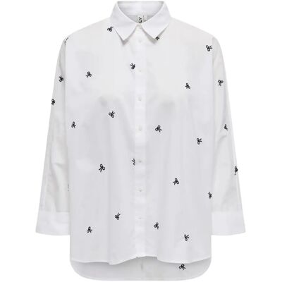 Dameshemd Only New Blanc L Dameshemd Only New Blanc L