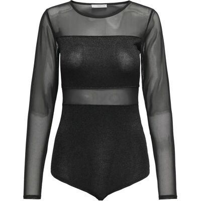 Vrouwenblouse Only Esther Glitter Noir XL Vrouwenblouse Only Esther Glitter Noir XL