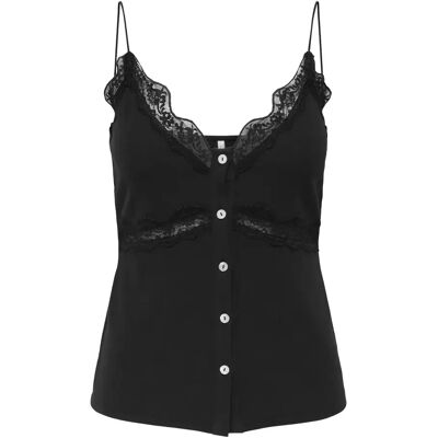 Damestanktop Only Lukka Rib Mix Noir L Damestanktop Only Lukka Rib Mix Noir L