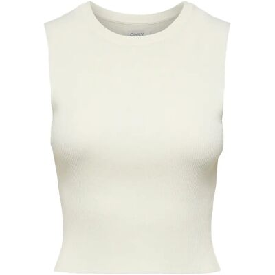 Gebreide damestanktop Only Majli Blanc L Gebreide damestanktop Only Majli Blanc L
