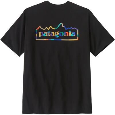 T-shirt Patagonia Unity Fitz Noir M T-shirt Patagonia Unity Fitz Noir M