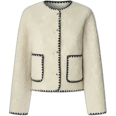 Damesfleece Pepe Jeans Rocco Beige M Damesfleece Pepe Jeans Rocco Beige M