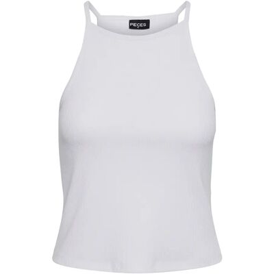 Damestanktop Pieces Ostina Blanc M Damestanktop Pieces Ostina Blanc M