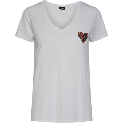Dames-T-shirt Pieces New Billy Blanc S Dames-T-shirt Pieces New Billy Blanc S