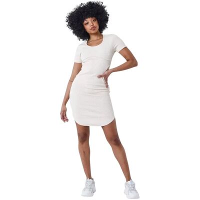 Slim-fit jurk voor dames Project X Paris Blanc M Slim-fit jurk voor dames Project X Paris Blanc M