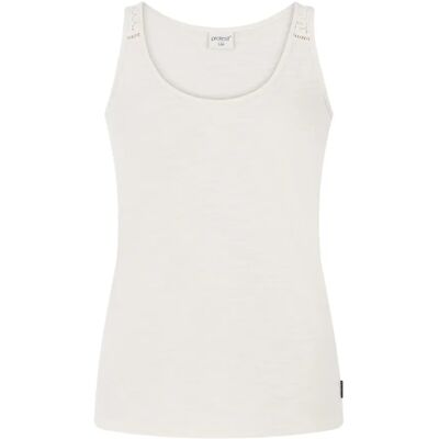 Damestanktop Protest Impulses Blanc L Damestanktop Protest Impulses Blanc L