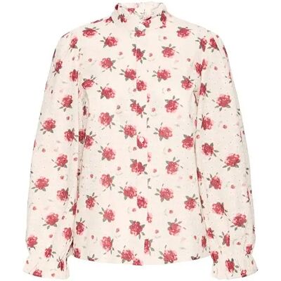 Vrouwenblouse Pulz Jeans Willa Blanc M Vrouwenblouse Pulz Jeans Willa Blanc M