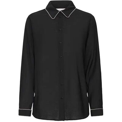 Vrouwenblouse Pulz Jeans Sys Noir XS Vrouwenblouse Pulz Jeans Sys Noir XS