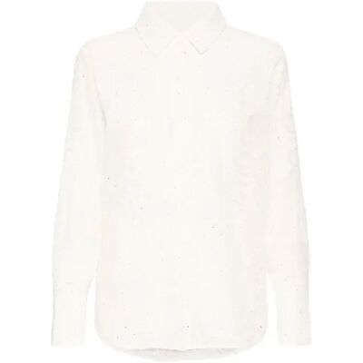 Vrouwenblouse Pulz Jeans Sybil Blanc S Vrouwenblouse Pulz Jeans Sybil Blanc S