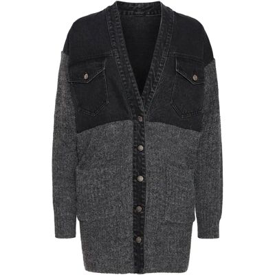Damesvest Pulz Jeans Anke Noir M Damesvest Pulz Jeans Anke Noir M