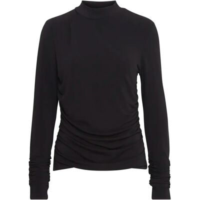 Vrouwenblouse Pulz Jeans Barriet Noir M Vrouwenblouse Pulz Jeans Barriet Noir M