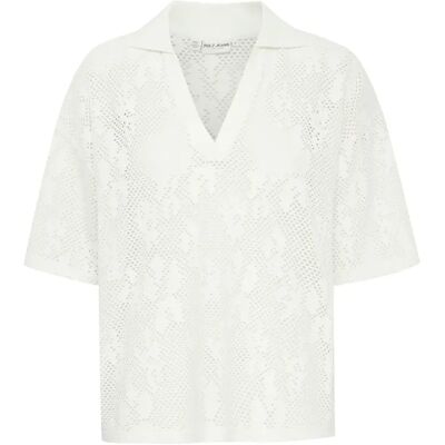 Damespolo Pulz Jeans Missy Blanc L Damespolo Pulz Jeans Missy Blanc L
