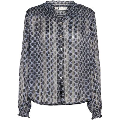 Vrouwenblouse Pulz Jeans Saga Noir XS Vrouwenblouse Pulz Jeans Saga Noir XS