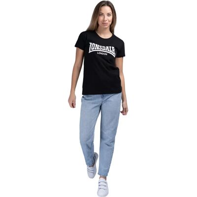 Dames-T-shirt Lonsdale Cartmel Noir S Dames-T-shirt Lonsdale Cartmel Noir S